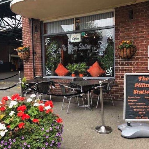 Cafe at the front of the bus station on Chapel Street Belper